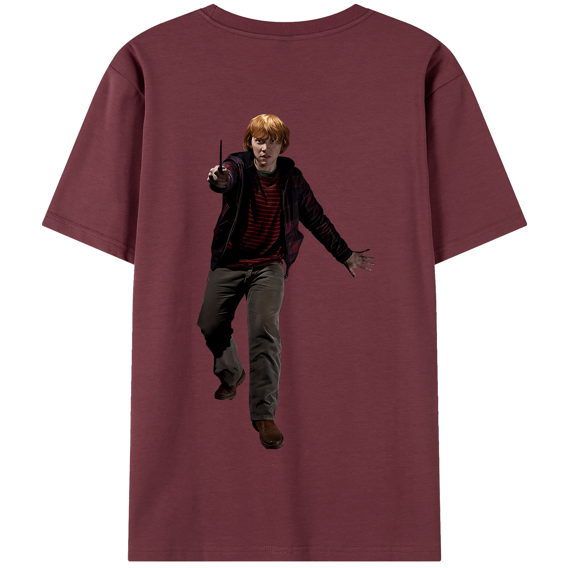 （画像用） Harry Potter ハリー・ポッターシリーズ 綿100％半袖Tシャツ（背面プリント）